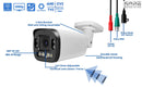 Evertech 1080p Bullet Security Camera Set with 50ft pre-Made Cable and 12V DC Power Supply Adapter