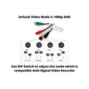 4 Pcs 1080p Dome CCTV Camera 2.8mm Wide Angle Lens Indoor Outdoor Weatherproof Metal casing