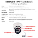 16 Channel 12TB H.265 HD 4K 8MP Network Video Recorder with 16 PoE IP Security Cameras with Audio (No Cables)