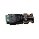 10pcs Screw Terminal Coax Cat5 Cat6 to BNC Male Video Balun Connector Adapter for CCTV Security Camera