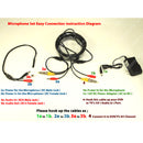 High Sensitive Audio Pickup Device External Amplified Mini Spy Microphone with Power Plug for CCTV Audio Surveillance