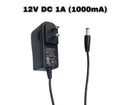 Evertech 12V DC 1A Power Supply Adapter Regulated 1 Amper Multipurpose Power Supply AC Wall Plug Adapter