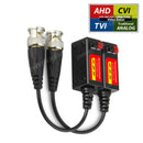 4 pairs of Split Joint Mini CCTV BNC HD-CVI/TVI/AHD Passive Video Balun Transceiver