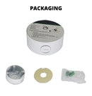 4 Pack White 3.75" Camera Mounting Base Junction Outlet Box for Dome or Bullet CCTV Security Cameras