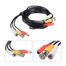 50 Feet Pre-Made Cable with Video Audio & Power for CCTV Security Camera