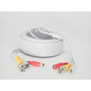 50 Feet Pre-Made Cable with Video Audio & Power for CCTV Security Camera