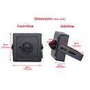1080p HD 4in1 AHD TVI CVI, ANALOG Indoor Hidden Camera with Pinhole Lens