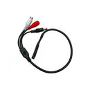 High Sensitive Audio Pickup Device External Amplified Mini Spy Microphone With Power Plug Splitter for CCTV Security Camera Audio Surveillance (Pack of 10)