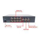 EV-CQ208 8 CHANNEL COLOR QUAD PROCESSOR HIGH QUALITY SCREEN SPLITTER VIDEO MULTIPLEXER WITH REMOTE CONTROL