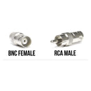 10-PACK BNC Female to RCA Male Cable Connector Adapter for CCTV Camera System