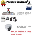 4 Dome Security Camera 1080p HD system 8 Channel DVR w/1TB Hard Drive Remote Viewing Playback Motion Detection