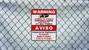Security Alert Audio & Video Surveillance On Duty at All Times Sign Sticker CCTV Video Surveillance Warning Sign Bilingual English Spanish Size: 9 x11