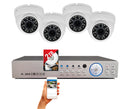 Evertech 8 Channel Surveillance Video Recorder with 4PCS 1080p 5X Auto Focus Zoom CCTV Security Camera System w/ 2TB Hard Drive Memory Storage