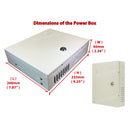 EV-PB18-10P 18 Channel 12V DC 10A Amp Power Supply Distribution Box for CCTV DVR Security Camera