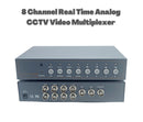 EV-CQ208 8 CHANNEL COLOR QUAD PROCESSOR HIGH QUALITY SCREEN SPLITTER VIDEO MULTIPLEXER WITH REMOTE CONTROL