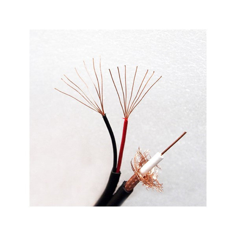 EV-C591000 Feet RG59 Cable - CCTV Security Siamese Cable RG59, Video + Power 20 AWG ISO9001 UL