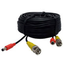 EV-C050VP 50 Feet Black Cable CCTV Security Camera Power Video Cable - Read-Made Cable