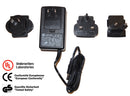 EV-ADP1202A-1 2 Amper DC 12 Volt Power Adapter with International Travel Kit