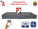 32 Channel 4TB H.265 AHD TVI CVI Analog Home Office Professional DVR Recorder HDMI QR Cloud Support with 4TB HDD Installed