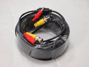 EV-C050VP 50 Feet Black Cable CCTV Security Camera Power Video Cable - Read-Made Cable