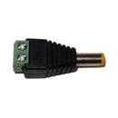 10 Pcs DC Male End Jack Power Connector with Screw Terminal for CCTV Security Camera