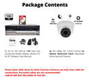 32 Channel H.265 HD Surveillance Video Recorder with 4 Pcs. 5x Motorized 1080P Auto-focus Night Vision Outdoor Indoor camera for Cash Register and License Plate w/4TB Hard Drive Memory for Recording and Playbac