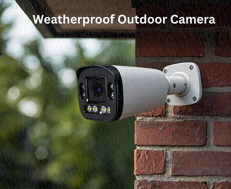 Evertech 1080p Bullet Security Camera Set with 50ft pre-Made Cable and 12V DC Power Supply Adapter