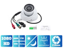 HD 1080p Dome Security Cameras Set of 8 w/Power Supply Distribution Box
