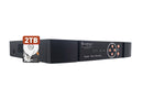 8 Channel 8MP PoE Network Video Recorder 24/7 Recording with 2TB Hard Drive for IP PoE Cameras