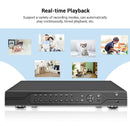 16 Channel 4K 8MP PoE Network Video Recorder 24/7 Recording with 4TB Hard Drive for IP PoE Cameras