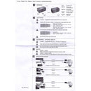 1 Pair of BNC to RJ45 Video Balun CCTV PTZ Camera with Power Connector 1-Way Twisted Pair Passive Video Converter (Unfixed/Fixed BNC)