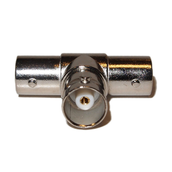 10- PACK BNC 3 Way Female to Female T Adapter RF Coaxial Connectors