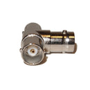 10- PACK BNC 3 Way Female to Female T Adapter RF Coaxial Connectors