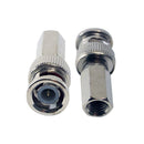 10 PCS Twist On BNC Male Connector for RG59 Coax Cable CCTV Security Camera Installation