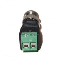 10pcs Screw Terminal Coax Cat5 Cat6 to BNC Male Video Balun Connector Adapter for CCTV Security Camera