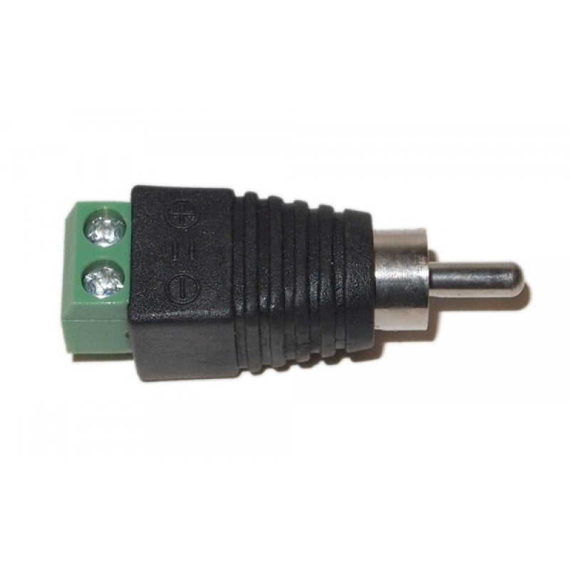EV-RCAM2SW 100pcs UTP Cat5/Cat6 Cable to AV RCA Male Screw Terminal Audio/Video Connector