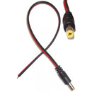 DC Male end Jack Power Cable With Lead End Pigtail for CCTV Security Camera - Pack of 100