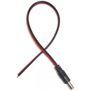 DC Male end Jack Power Cable With Lead End Pigtail for CCTV Security Camera - Pack of 100