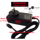 EV-ADP12V3000WP 12V 3000mA 3A POWER SUPPLY ADAPTER 12V AC DC with "UL" Standards Certified
