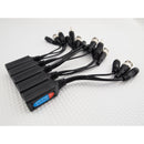 1 Pair of 8 Megapixel UTP balun HD cat5 to BNC Video Baluns Transceiver Passive Video Power and Audio/Data Connector RJ45 Cat5 Cat6 Data Transmitter