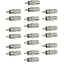 10-PACK BNC Female to RCA Male Cable Connector Adapter for CCTV Camera System