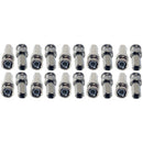20 PCS Twist On BNC Male Connector for RG59 Coax Cable CCTV Security Camera Installation