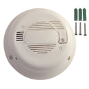 1080P HD TVI, AHD, CVI AND ANALOG, Indoor 3.7mm Fixed Iris Wide Angle smoke detector style hidden security camera with power adapter and 100ft cable