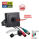 1080p HD 4in1 AHD TVI CVI, ANALOG Indoor Hidden Camera with Pinhole Lens