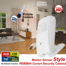 Hidden Spy Security Camera Home Surveillance 1080p Night Vision 3.7mm Pinhole Lens Wide Angle Indoor Motion Detector Small PIR Video Camera