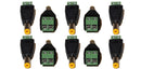 10 Pcs DC Male End Jack Power Connector with Screw Terminal for CCTV Security Camera