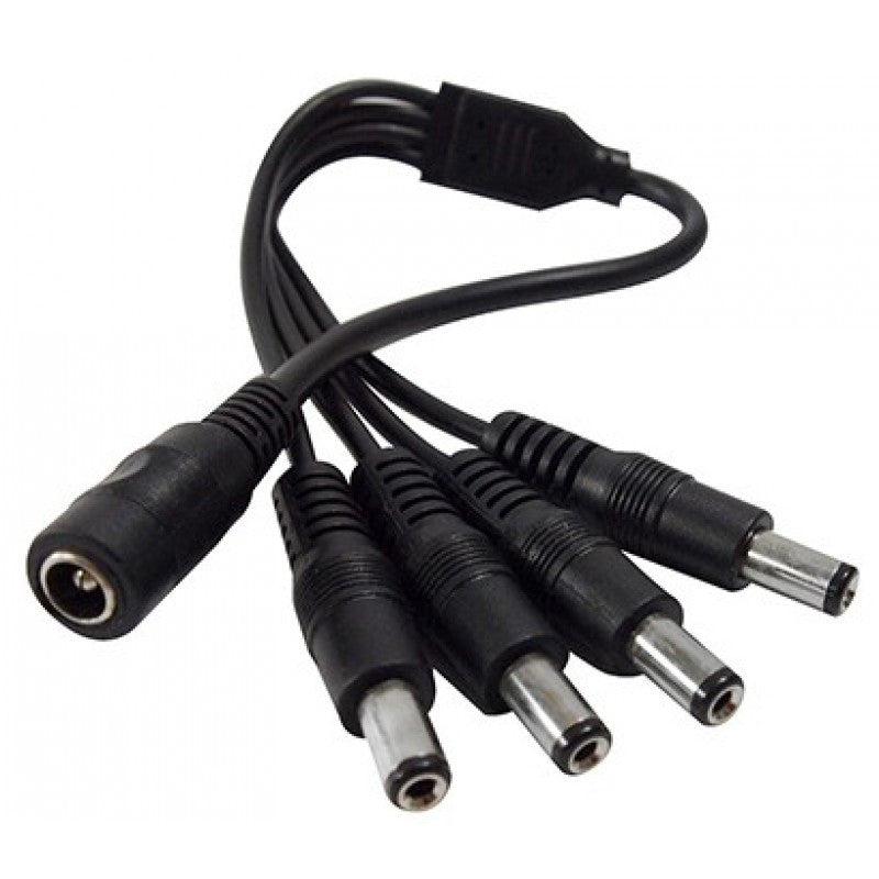 EV-ADP125000 12V 5A=5000mA Camera POWER SUPPLY ADAPTER, w/4 Output with "UL" Standards Certified