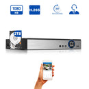 16 Channel 2TB HDD H.265 HD Standalone 4in1 AHD TVI CVI Analog Compatible CCTV Security Surveillance DVR