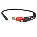 High Sensitive Audio Pickup Device External Amplified Mini Spy Microphone with Power Plug for CCTV Audio Surveillance