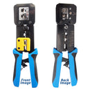 EV-TL245RJ Professional Network Ethernet LAN Phone Crimper RJ45 RJ11/12 Crimping Tool for CAT5/CAT6 Network Cable Wire Stripper, Wire Cutter